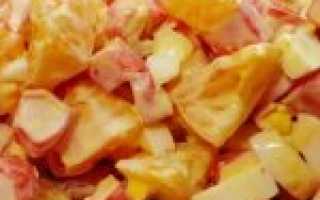 Салаты с крабовыми палочками: 10 новых рецептов простых и вкусных салатов